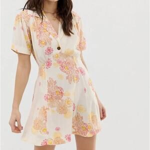 Free People Hawaii Mini Dress Floral Size‎ XS